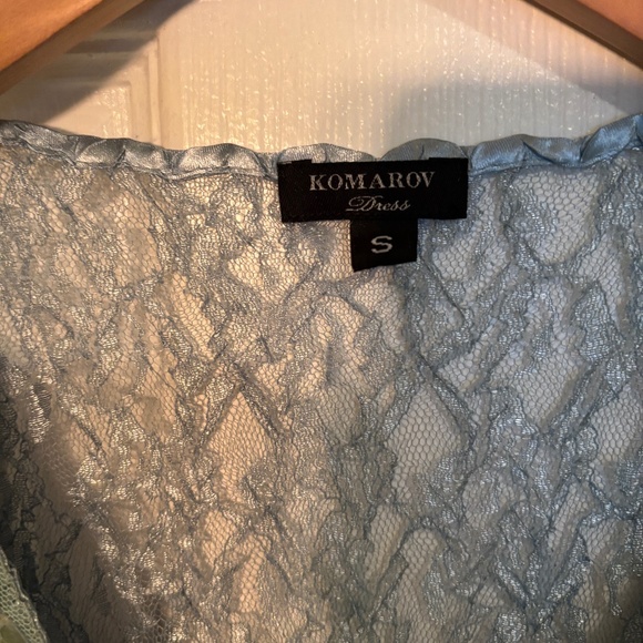 Light Blue Komarov Dress and Cardigan Set - Picture 11 of 15